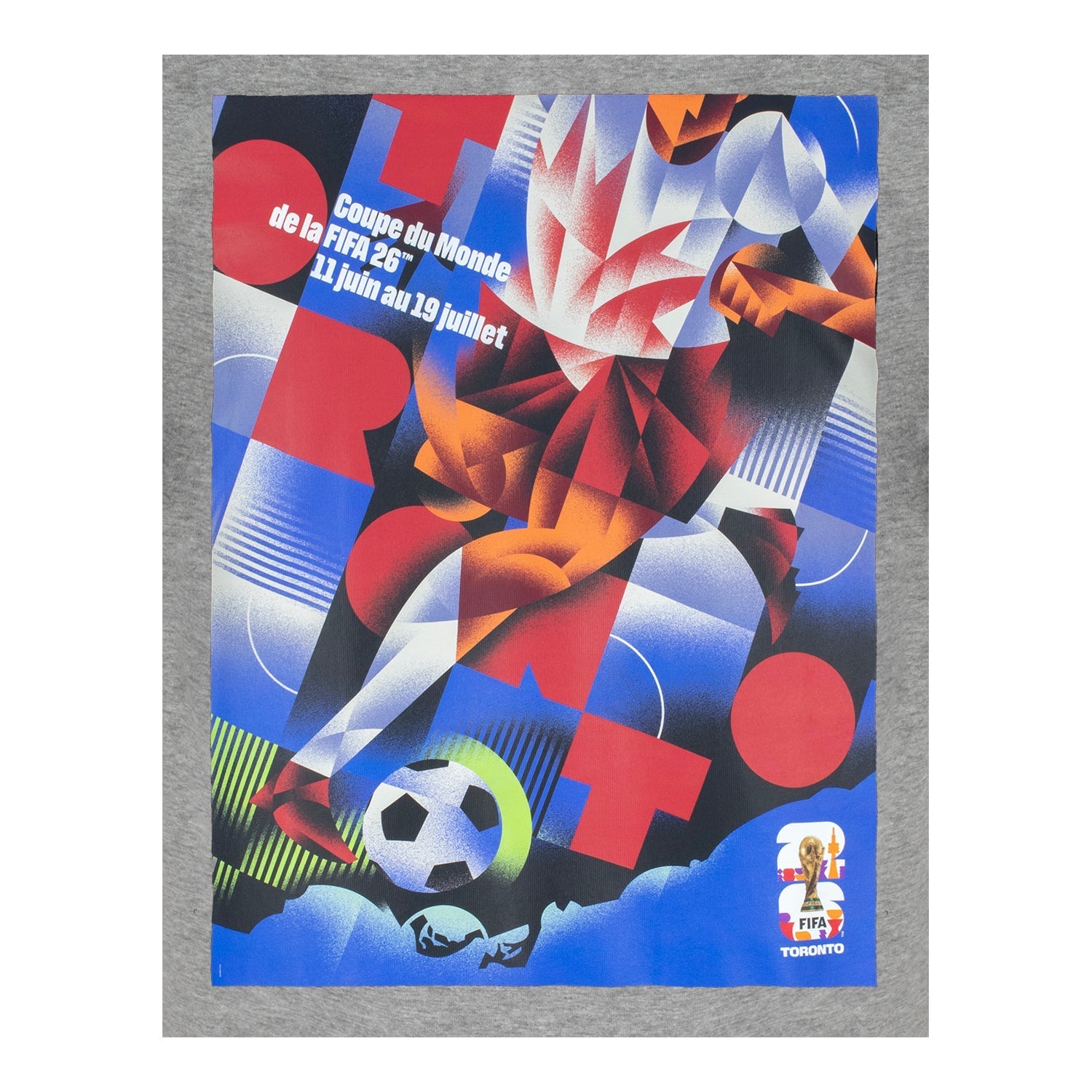 FIFA World Cup 2026™ Toronto Poster Grey T-Shirt [ENG] - Unisex